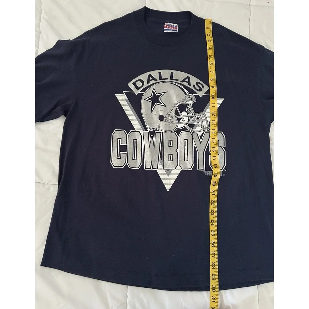 Vintage Dallas Cowboys 90's Trench Ultra T-shirt Made In USA Size XL NFL Rare